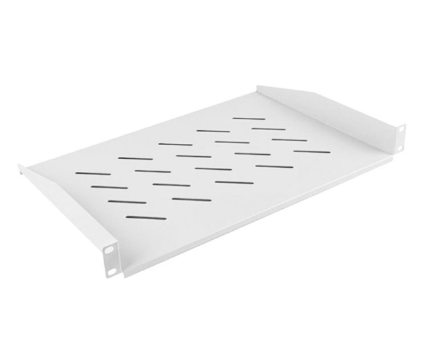 Lanberg Półka do szaf 19" 1U (biała) - 623985 - zdjęcie